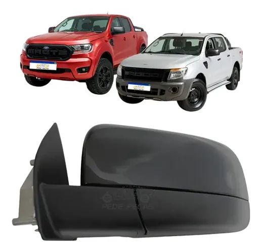 Retrovisor Le Ford Ranger 2013 2014 A 2017 Fixo Manual Esquerdo