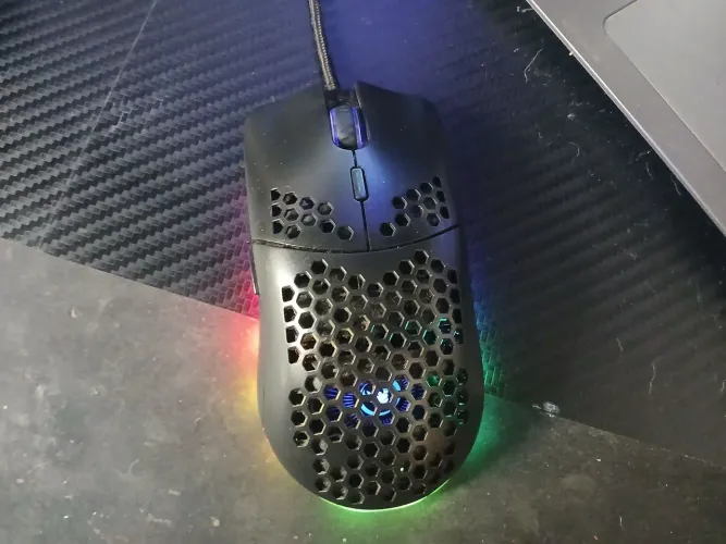 Mouse gamer led RGB HXSJ J900 seminovo