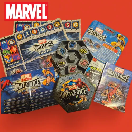 Jogo de Batalha Marvel Heroes Battle Dice