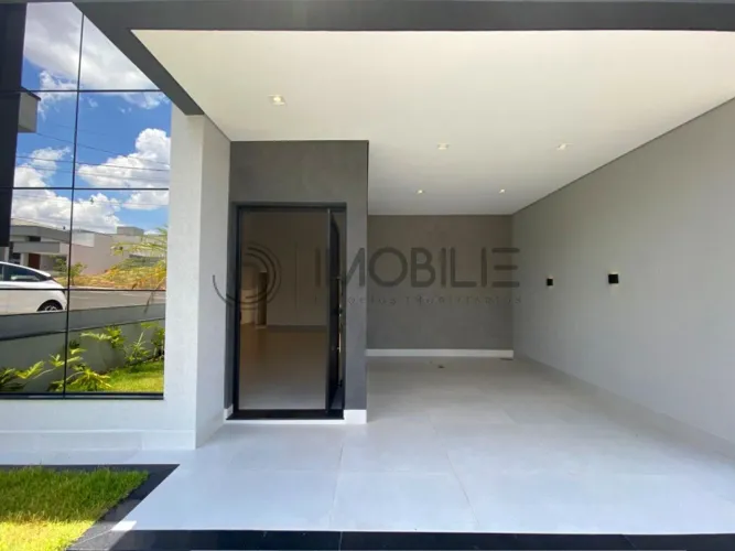 Casa Inteligente no Park Gran Reserve em Indaiatuba-SP com 3 Suítes e Ótimos Planejados, e