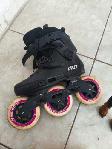 Roller/patins marca powerslide, NEXT roda 110mm
