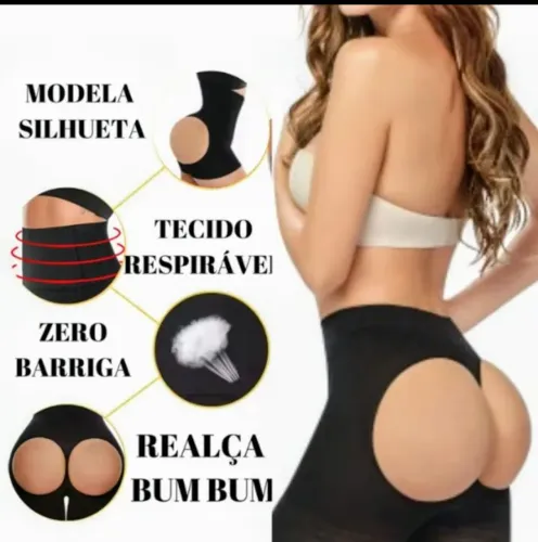 Calça Modeladora com Efeito Empina Bumbum