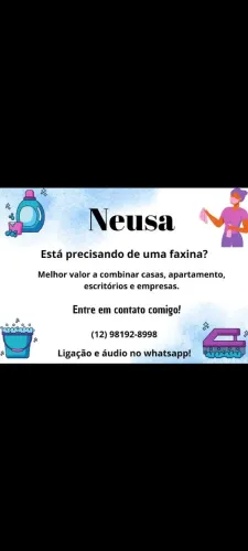 SOU FAXINEIRA CONSULTE A DISPONIBILIDADE 