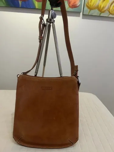 bolsa portfolio couro