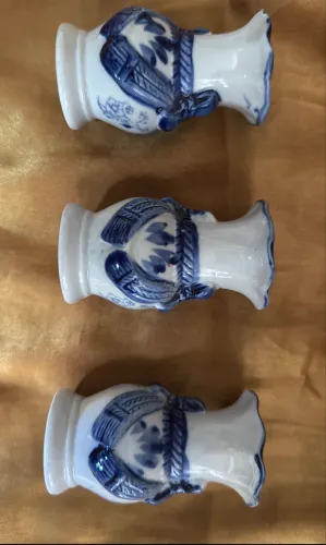 3 jarrinhas portuguesa de porcelana
