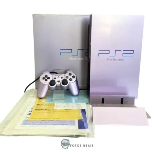 CONSOLE PLAYSTATION 2 FAT SAKURA SCPH-50000 (JPN) NA CAIXA SEMINOVO - SONY