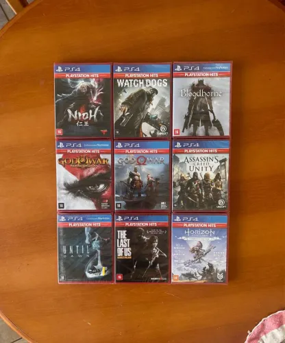 Jogos PS4 - Novos e lacrados por 69 cada (PlayStation Hits)