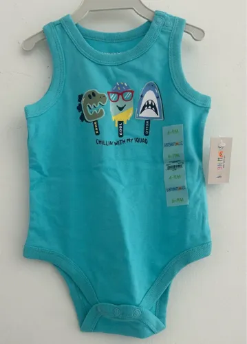 Body Infantil Estampado - Chillin' with my squad