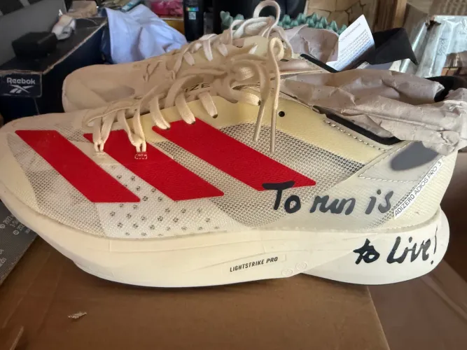 Tênis Adidas Adizero PRO 3 To Run Is To Live - GW7261, tamanho 42