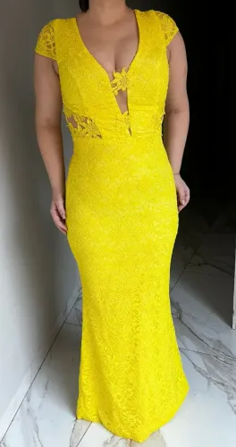 Vestido de Festa - Amarelo
