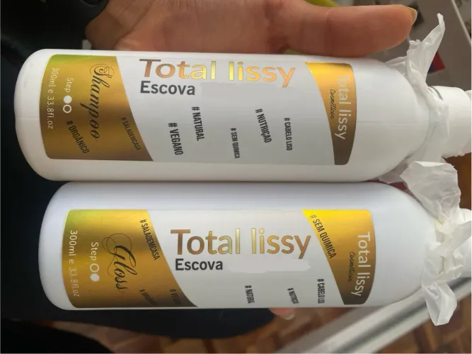 Kit Total Lissy Escova - Shampoo e Gloss