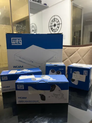 Kit Completo WEG - DVR DV-M04F-131 + Câmeras WCAM