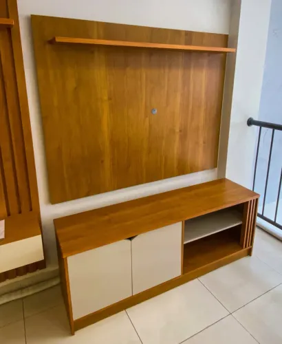 Rack com Painel Volpi para Tv Até 55 Polegadas 2 Portas 1,54m de Largura