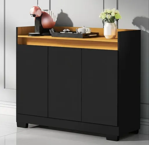Aparador buffet 3 portas moderno ( montagem grátis)