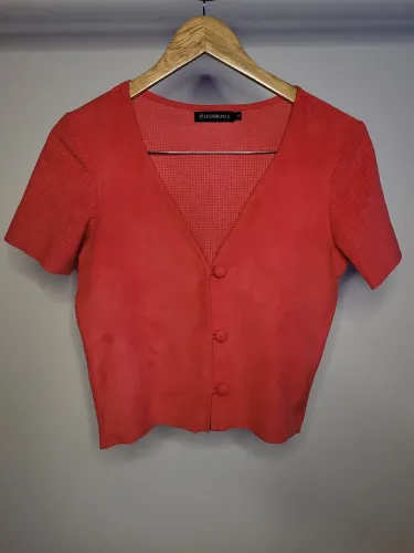 Blusa feminina Le Lis Blanc suede - Tamanho 38