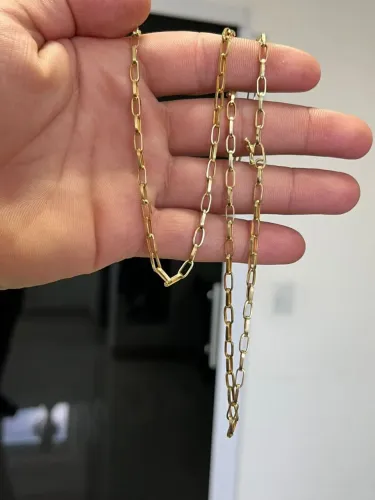 Corrente Modelo Tijolinho Ouro18k 6.2 gramas 