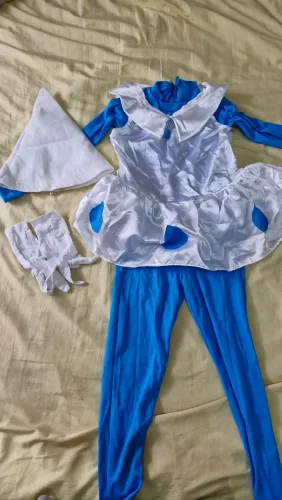 Fantasia infantil smurfete
