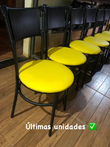 Cadeiras de ferro para mesa!!