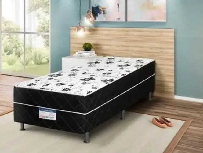 *Cama box Solteiro Union Ortopédico Ortobom Pronta Entrega.