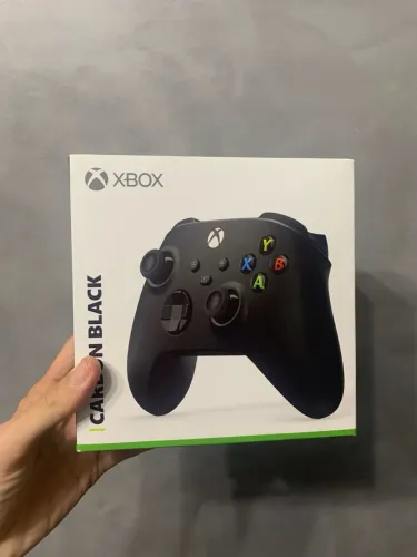 Controle Xbox Carbon Black Novo e lacrado 