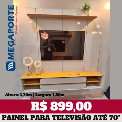 Painel Suspenso para Televisão até 70" (NOVO) Entrega Grátis!