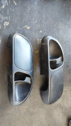 Par de moldura do puxador de porta traseira gol G3