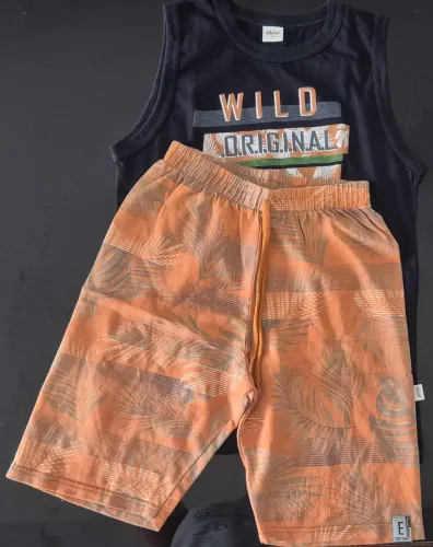 Conjunto Infantil - Bermuda e Camiseta