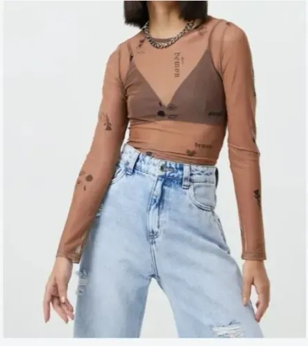 Cropeds/blusas de manga
