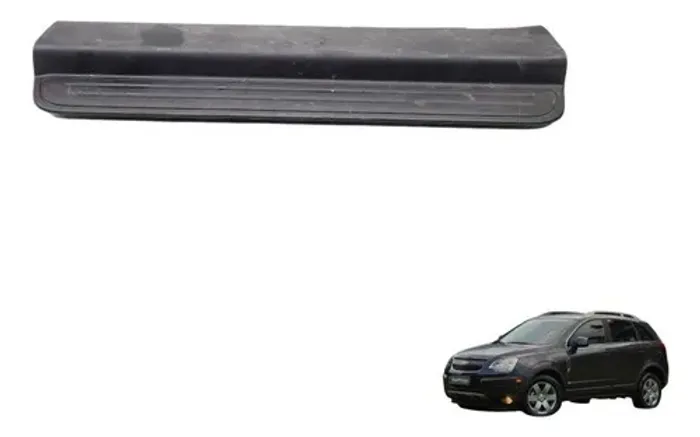 Soleira Porta Dianteira Esquerda Chevrolet Captiva 2011 Preto