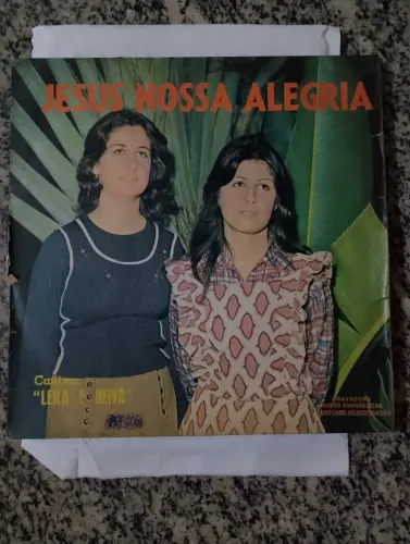 LP vinil Leila e Neiva - Jesus Nossa Alegria ( 1976 )