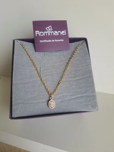 Cordão Rommanel com pingente