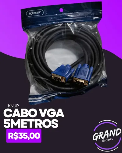 Cabo VGA 5 metros