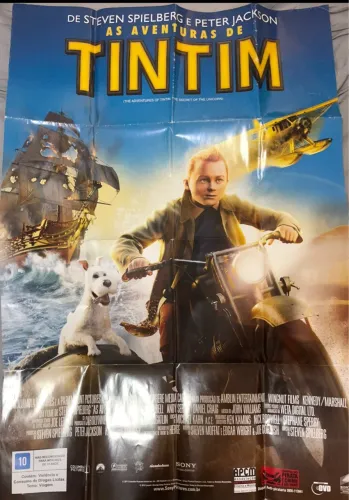 Pôster As Aventuras de Tintim - Filme