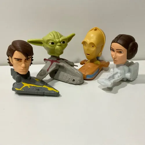 Brinquedos McDonalds Coleção Star Wars Twistheads 2008