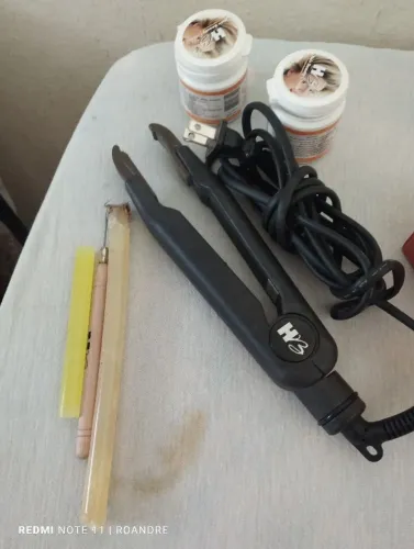 Máquina para mega hair queratina