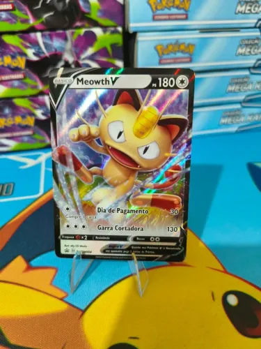Meowth-V (SWSH004/71) Carta Pokemon TCG