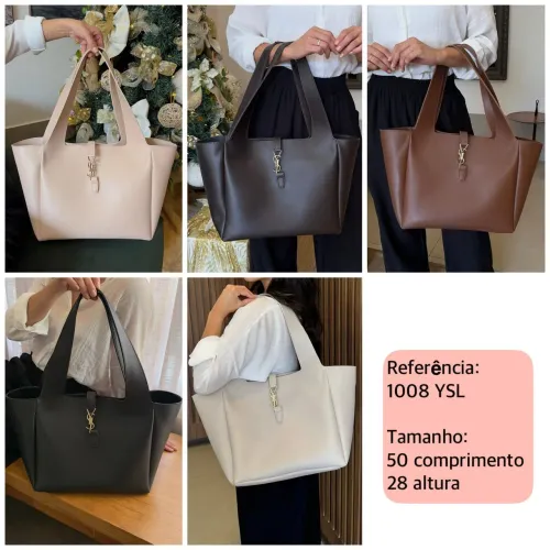 Bolsa Baú Estilo YSL Feminina Premium - Design Moderno e Sofisticado