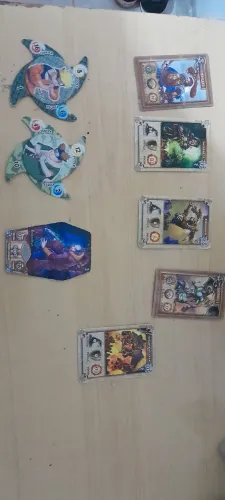 Coleção cards variados promocionais elma chips