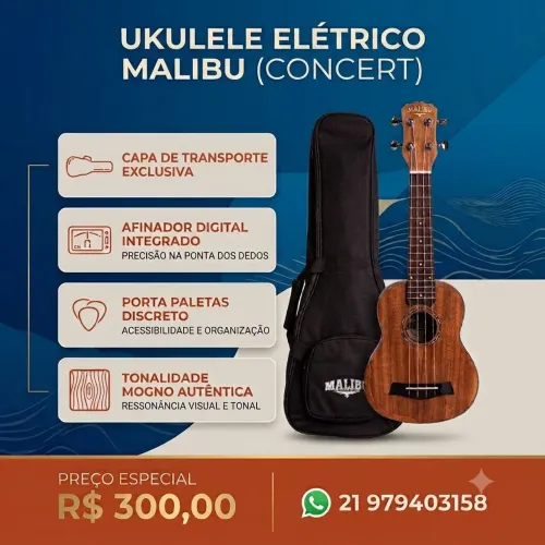 Ukulele Elétrico (Concert)
