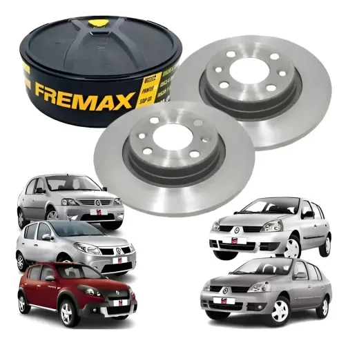 Bd4707 Fremax Par Disco Freio Diant. Clio Logan Sandero 05/.... - 329$