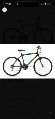 BICICLETA FREE ACTION Aro 26 Éden 18 marchas
