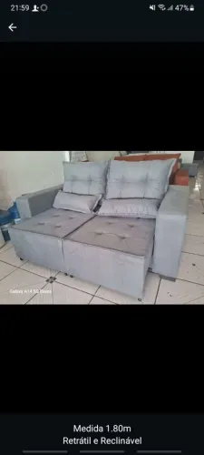 Adquira seu retrátil reclinável acompanha um puff