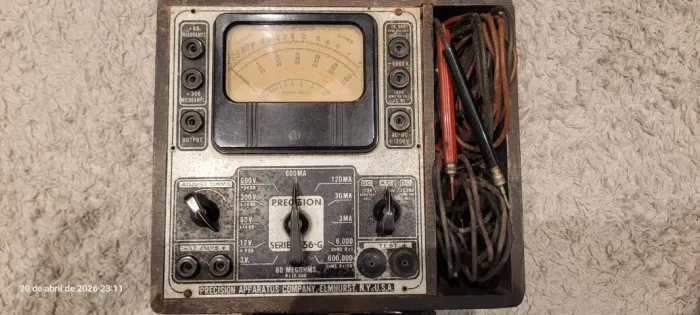 MULTIMETRO DE CIRCUITOS VINTAGE PRECISION APPARATUS SERIES 856-G