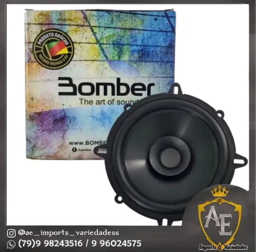 Alto falante 5 polegadas bomber