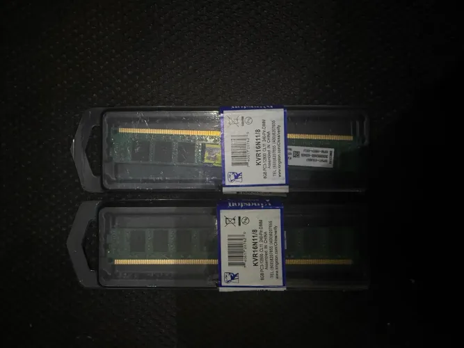 MEMÓRIA RAM DDR3 2 PENTES DE 8GB