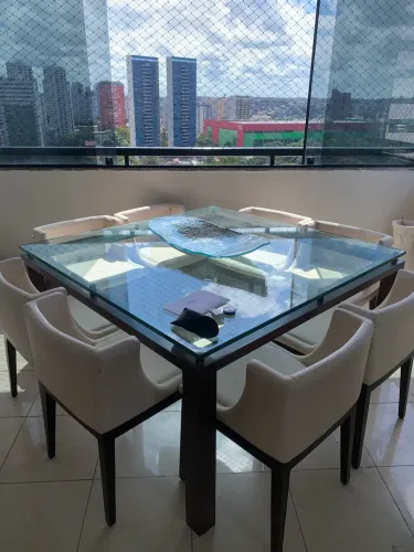Só a Mesa de luxo 8 lugares
