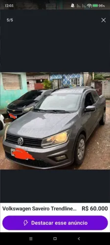 Volkswagen Saveiro Trendline 1.6 T.flex 8V CD 2017