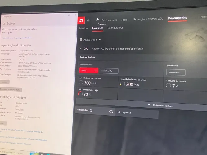 PC Gamer i7 6700 | RX 570 4GB | Pronto p/ Uso (Aceito Rolo/Troca)