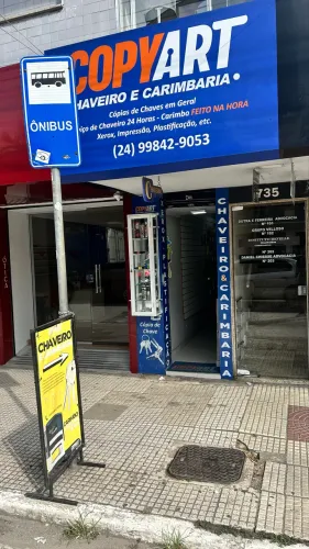 Passo chaveiro em funcionamento