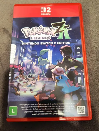 Pokémon Legends: Z-A jogo para Nintendo Switch 2 e funciona no 1